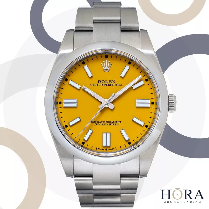 Rolex Oyster perpetual 41 yellow - 2021